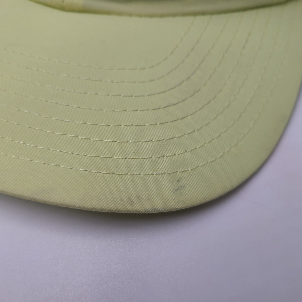 Adidas Hat Strapback Yellow Trefoil Logo Nylon The Brand With The 3 Stripes Men - Picture 4 of 16